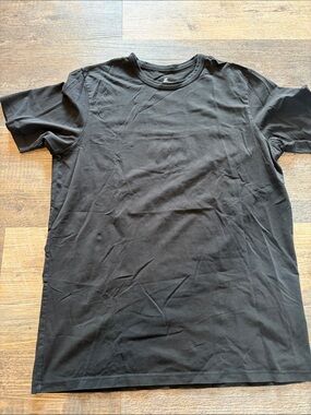 Men's Black Crew Neck Short Sleeve Tee